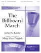 The Billboard March Handbell sheet music cover